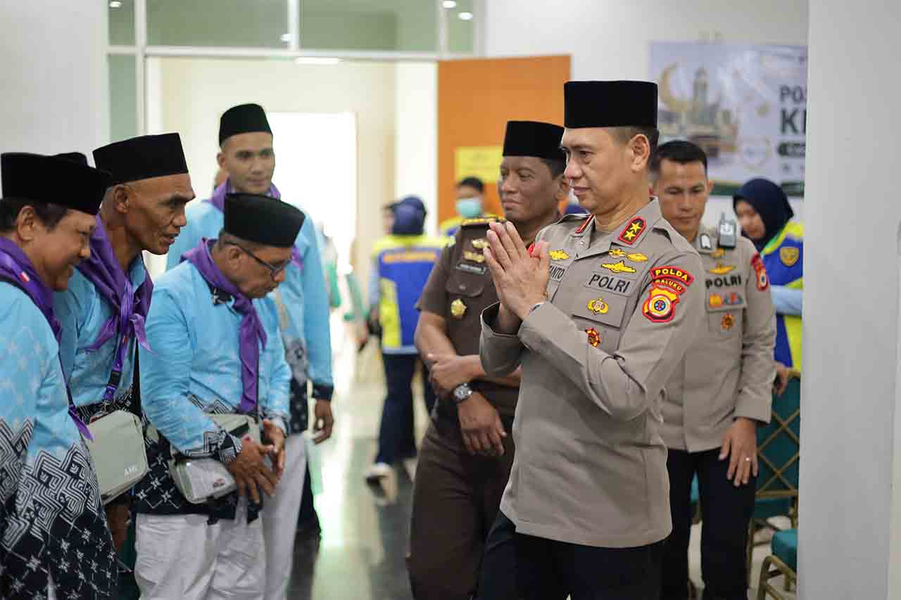 Polda Maluku Pastikan Keamanan Keberangkatan Jemaah Haji di Asrama Waiheru