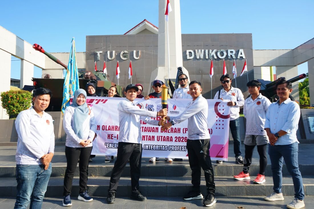 Obor Porwada II Kaltara Mulai Diarak dari Nunukan Keliling Lima Daerah