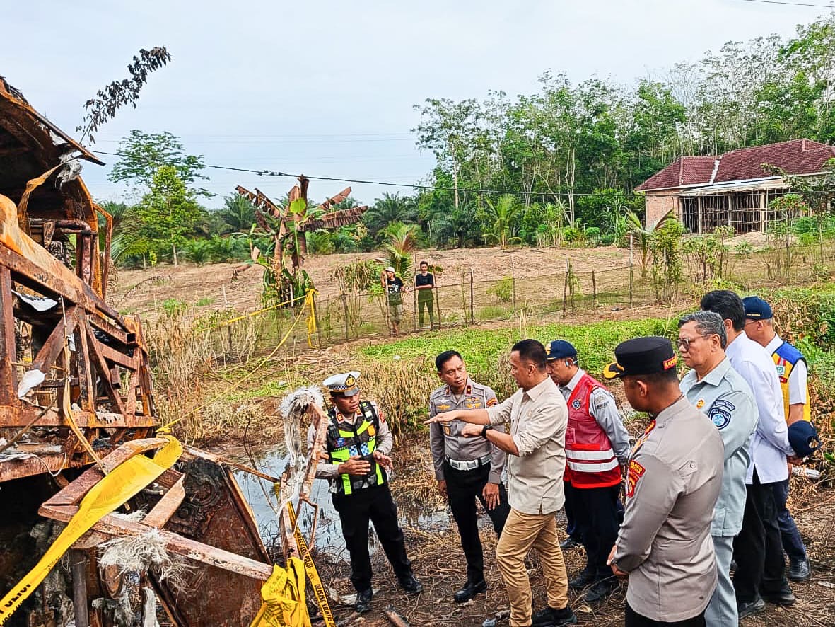 Korban Kecelakaan Bus ALS Musi Rawas Utara Terima Santunan Jasa Raharja
