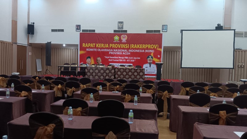 Sekda M Nasir Syamaun Buka Rakerprov KONI Aceh Bahas Jadwal PORA