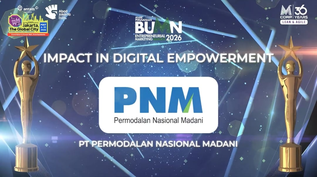 PNM Sabet Penghargaan Marketeers 2026 Usai Digitalkan Jutaan Nasabah Mekaar