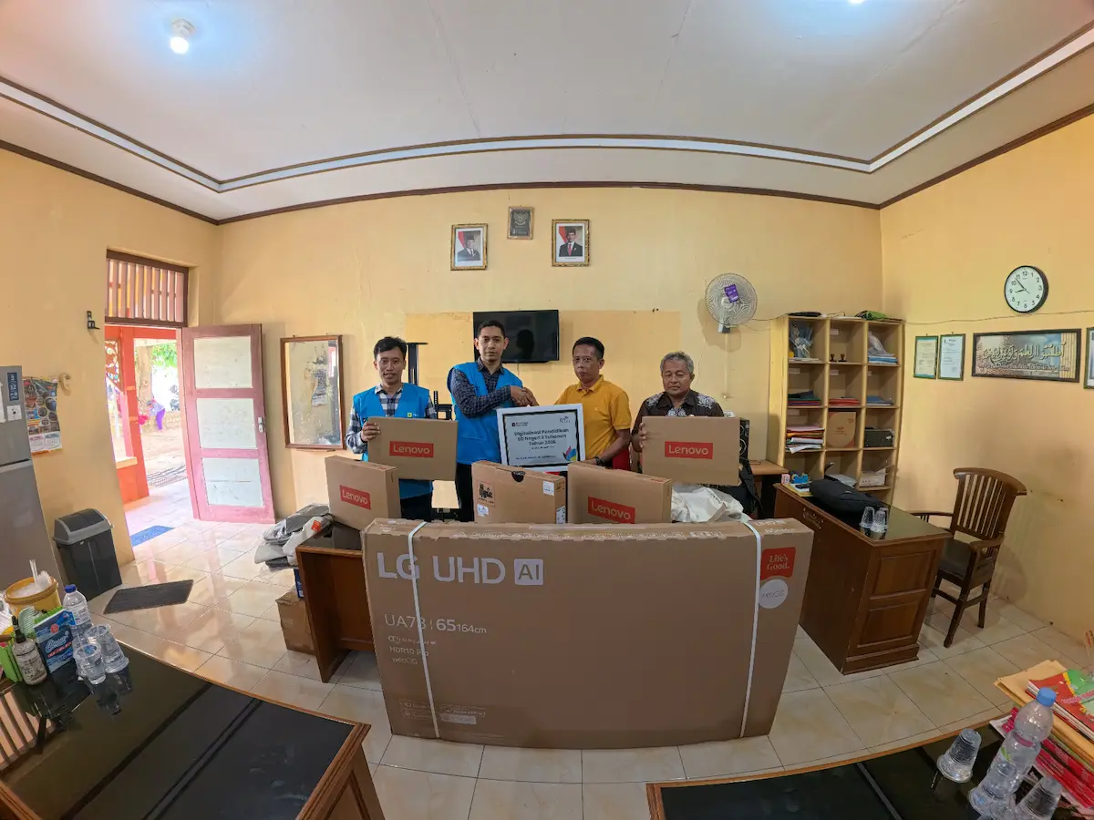 PLN Tanjung Jati B Bekali SDN 2 Tubanan Jepara Fasilitas Pembelajaran Digital