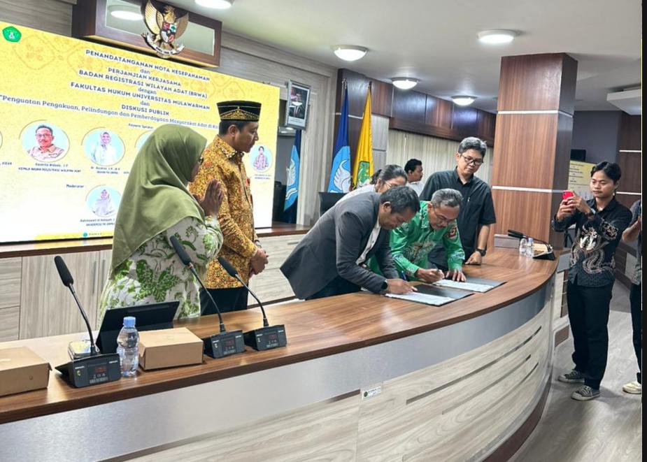 FH Unmul dan BRWA Perkuat Perlindungan Masyarakat Adat di Kalimantan Timur