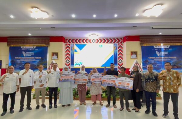 Bank Sumut Salurkan KUR BERKAH Bunga Nol Persen di Tapanuli Selatan