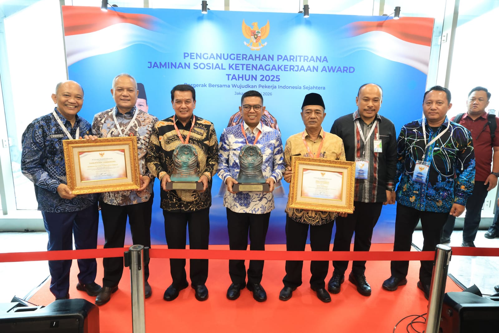 Pemprov Banten Sabet Paritrana Award 2025 Usai Lindungi 2,4 Juta Pekerja