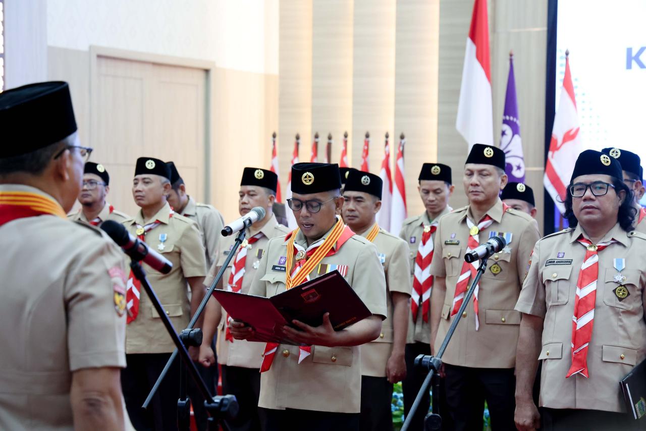 Gubernur Andra Soni Resmi Pimpin Mabida Pramuka Banten Masa Bakti 2025-2030