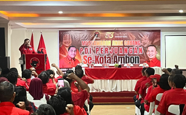 PDIP Maluku Tekankan Soliditas Kader Lewat Musancab di Kota Ambon
