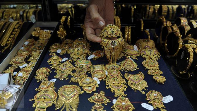 Harga Emas Antam Stagnan Rp 2,839 Juta Meski Global Tembus USD 4.700
