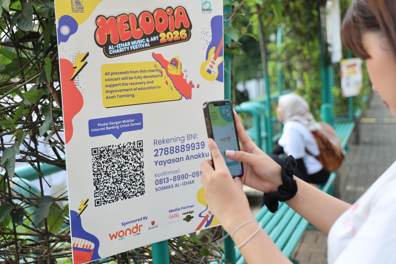 BNI Perluas Ekosistem Cashless di Melodia 2026 Lewat Aplikasi wondr