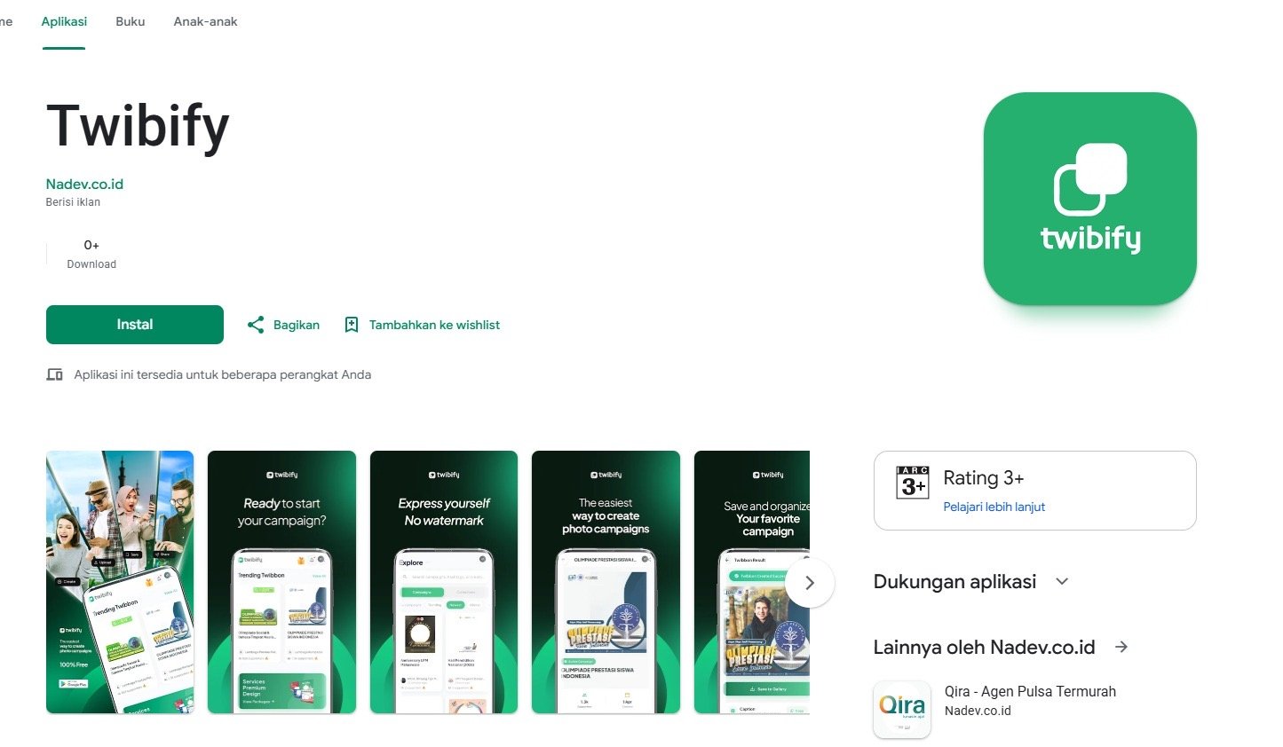 Warga Aceh Kini Bisa Unduh Aplikasi Twibify di Google Play Store