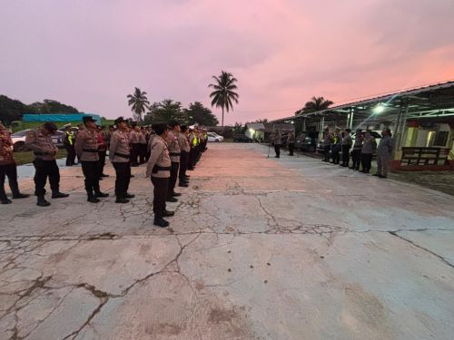 Polres Lampung Selatan Amankan Jalur Bandara untuk Kunjungan Wapres Gibran
