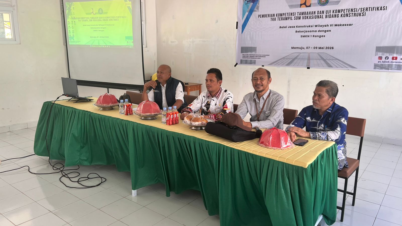 Siswa SMKN 1 Rangas Mamuju Ikuti Sertifikasi Konstruksi, Upaya Pemprov Sulbar Cetak SDM Unggul