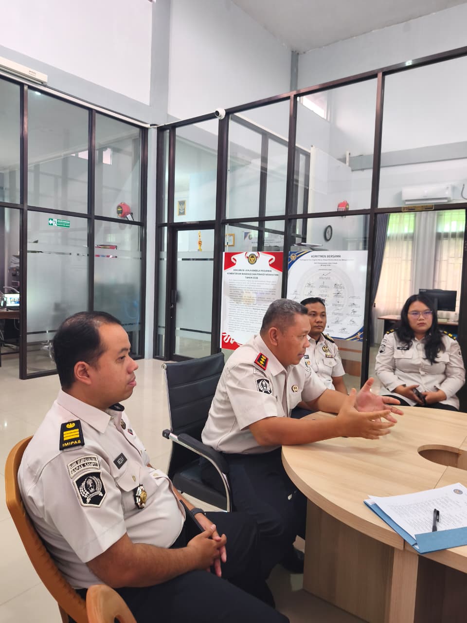Bapas Sampit Targetkan Predikat WBBM, Prayudha Rachmadany Minta Tim Pokja Siapkan Data Evaluasi