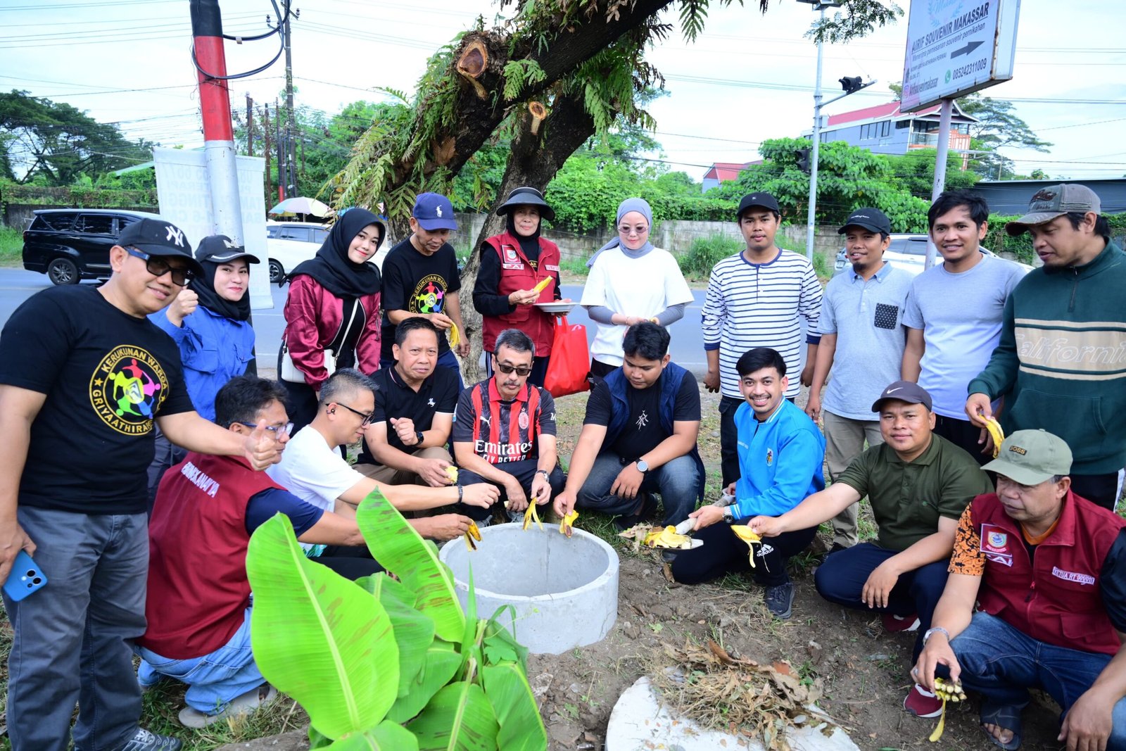 Kejar Target RTH 30 Persen, PDAM Makassar Dukung Aksi Tanam Pohon KNPI
