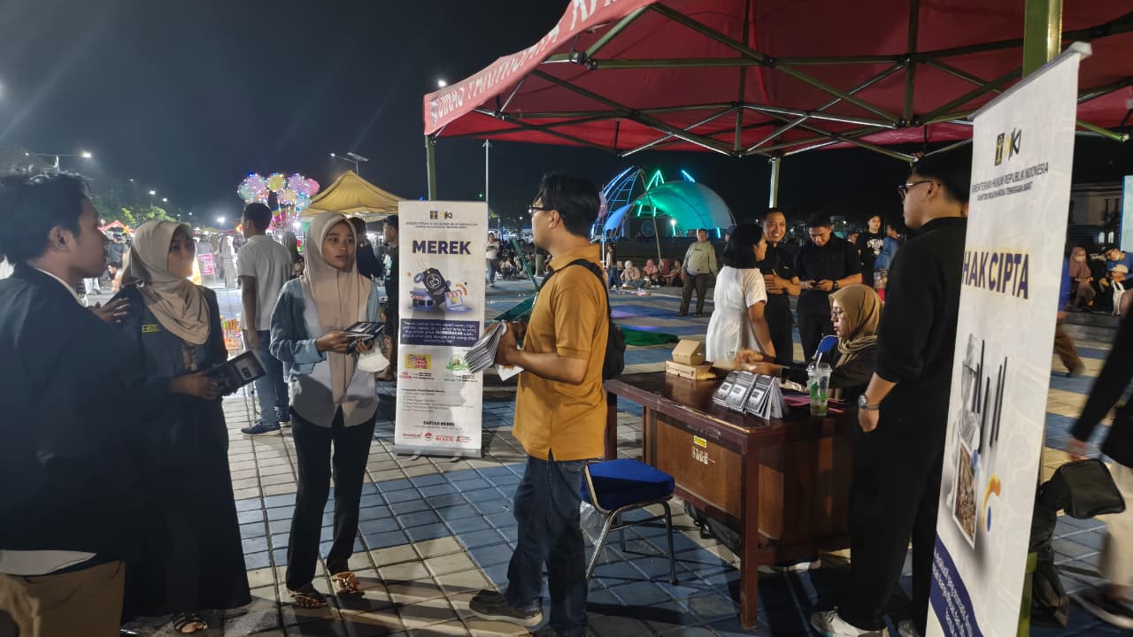 Kanwil Kemenkumham NTB Buka Konsultasi Hak Cipta di Car Free Nite