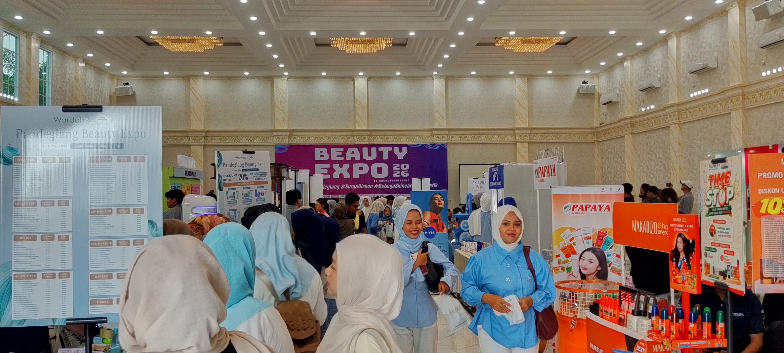 22 Brand Kosmetik Ramaikan Beauty Expo Pandeglang, 800 Pengunjung Padati Lokasi Pameran