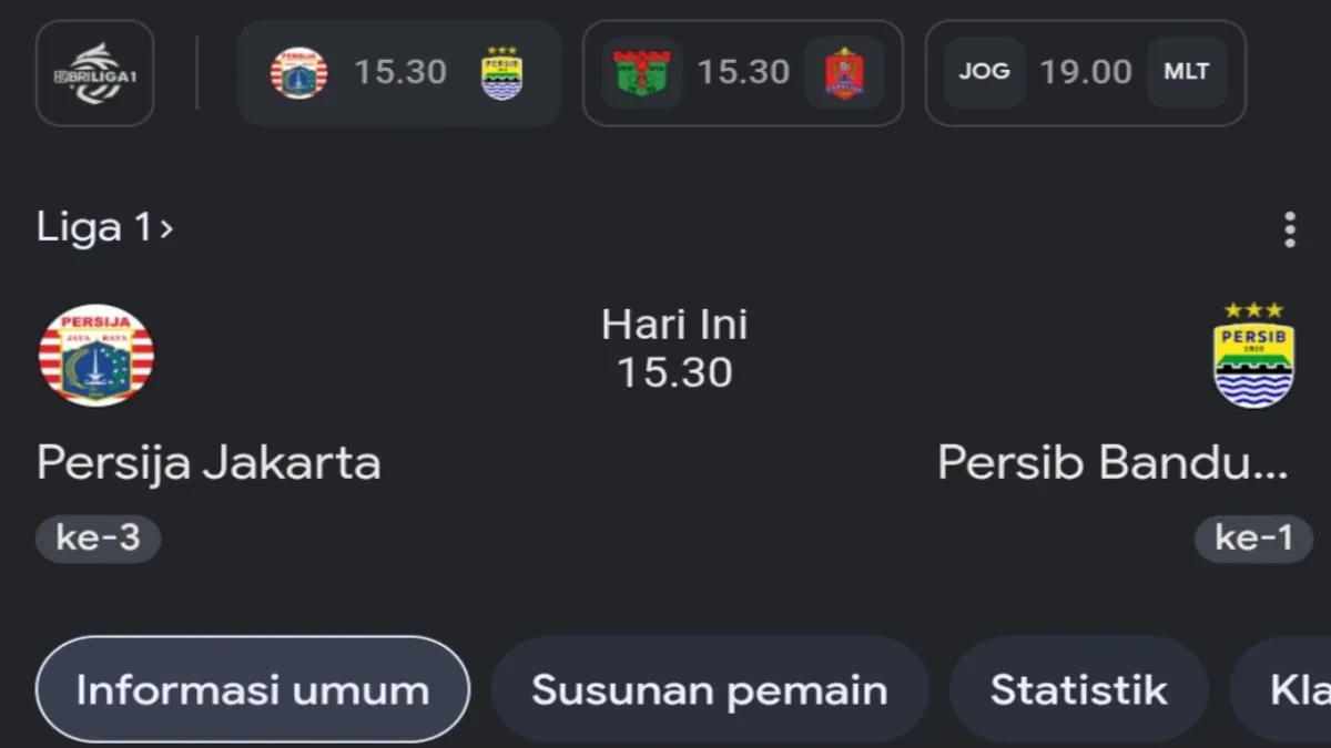 Persib Hadapi Persija di Segiri, Maung Bandung Jaga Puncak Klasemen BRI League