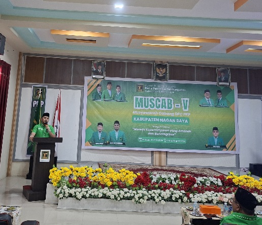 Muscab V PPP Nagan Raya Resmi Dibuka, Bupati TRK Tekankan Sinergi Bangun Daerah