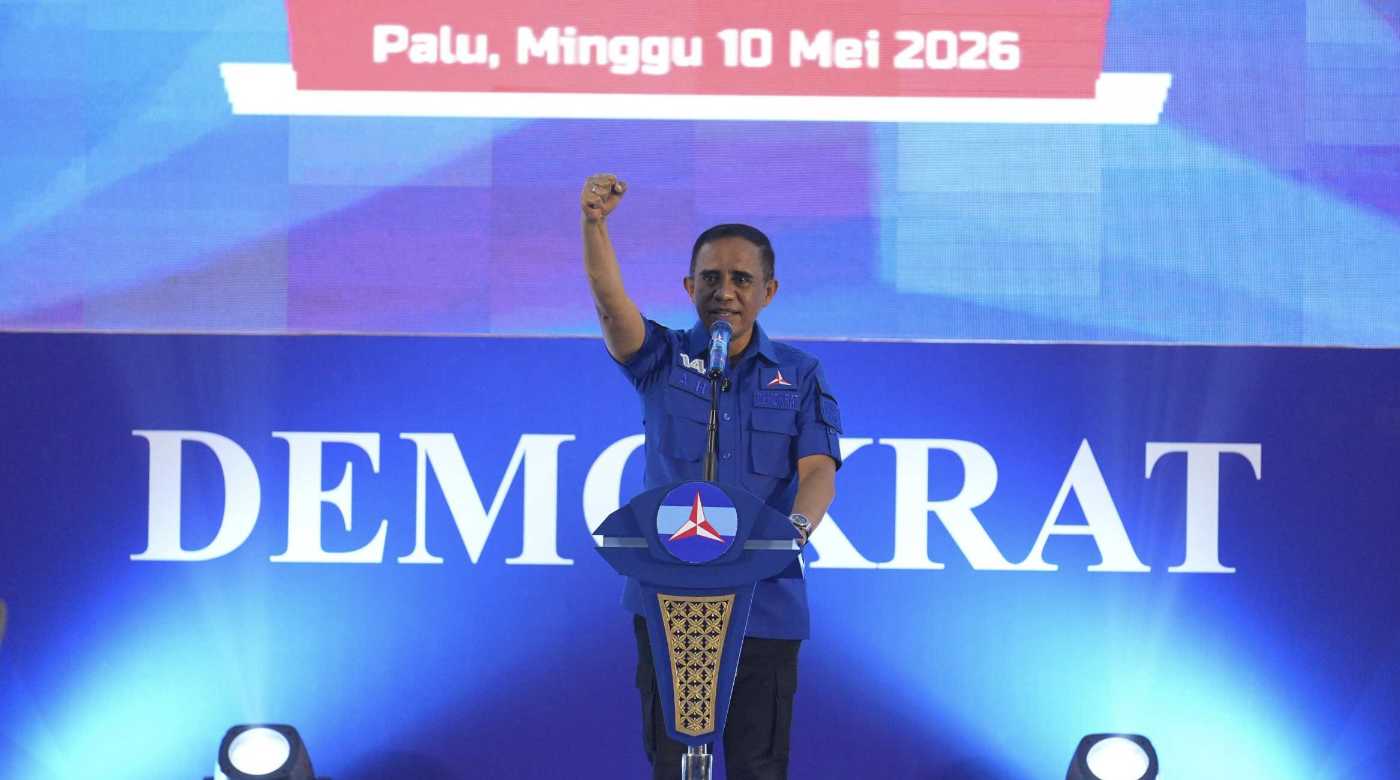 Anwar Hafid Terpilih Aklamasi Pimpin Demokrat Sulteng 2026-2031 dalam Musda V di Palu