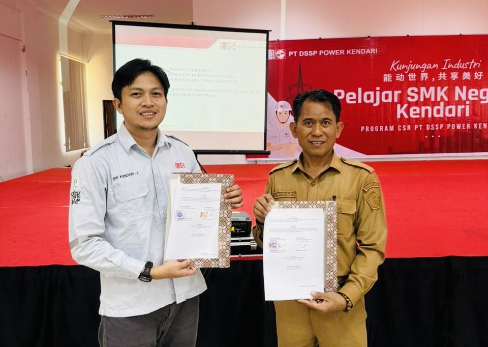 SMK Negeri 2 Kendari dan PT DSSP Power Perkuat Sinergi Vokasi di Sektor Energi