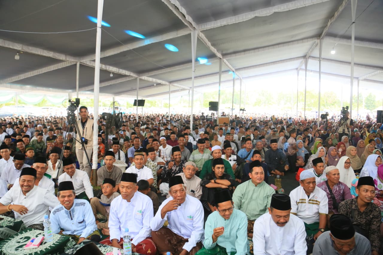Wagub Sumsel Cik Ujang Ajak Warga Muara Enim Jaga Kerukunan di Ponpes Sigam
