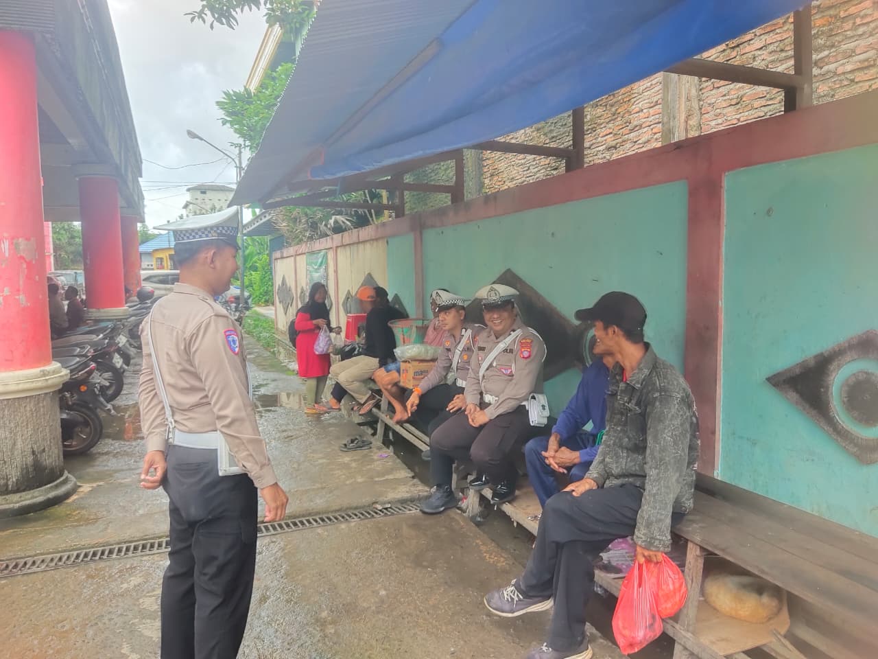 Polres Seruyan Siagakan Personel On Call Amankan Gereja Hingga Pasar Saik Kuala Pembuang