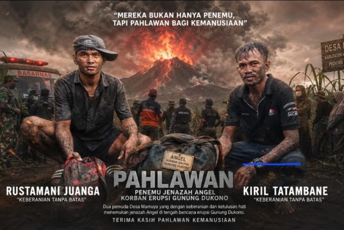 2 Warga Mamuya Terobos Kawah Gunung Dukono Temukan Korban Erupsi, Wabup Halut Beri Apresiasi