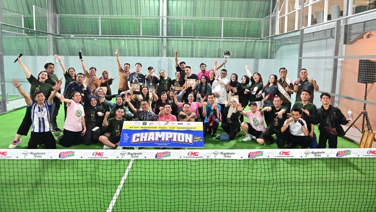 Almadera Hotel Juara Turnamen Padel Aston Makassar, 16 Pelaku Industri Perhotelan Perkuat Kolaborasi