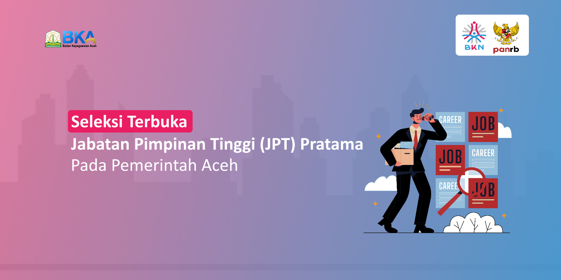 Seleksi 6 JPT Pratama Pemprov Aceh Dibuka, Cek Daftarnya