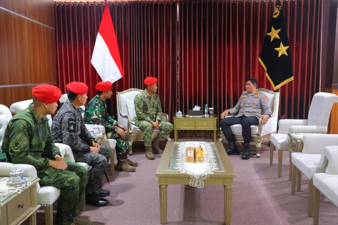 Brigjen Suharma Zunam Temui Kapolda Kaltara, Soliditas TNI-Polri Kokoh di Perbatasan