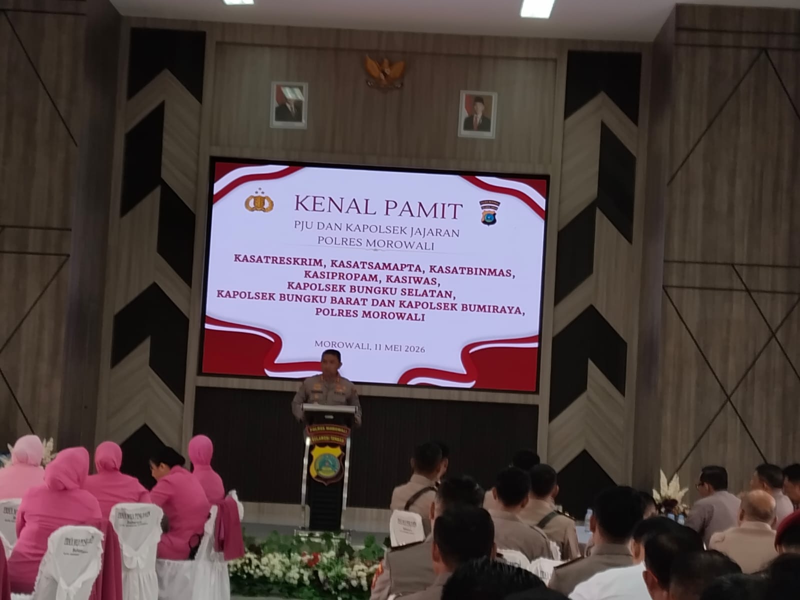 Kapolres Morowali Tekan Personel Layani Masyarakat Kapan Saja, 8 Pejabat Baru Dilantik