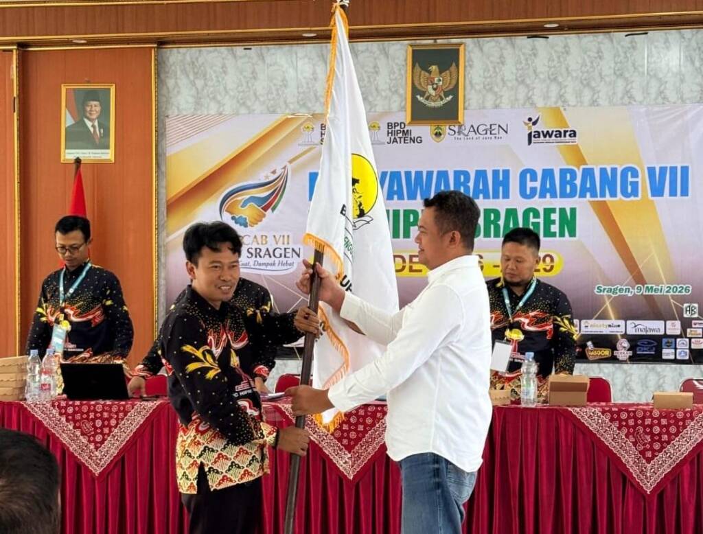 Muscab VII HIPMI Sragen Tetapkan Joko Pramono sebagai Ketua Umum, Lawan Mundur Menit Terakhir