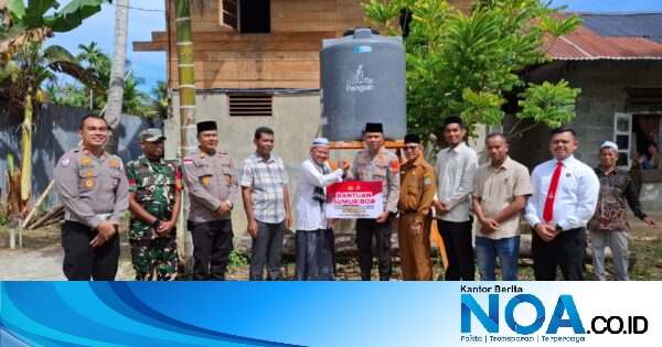 Kapolres Aceh Jaya Resmikan Sumur Bor untuk Pesantren, Atasi Krisis Air