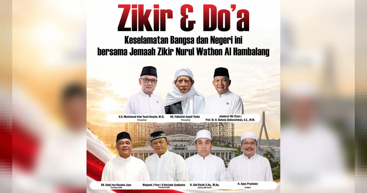 Majelis Zikir untuk Negeri di IKN, Tiga Ulama Jatim Pimpin Doa 16 Mei 2026