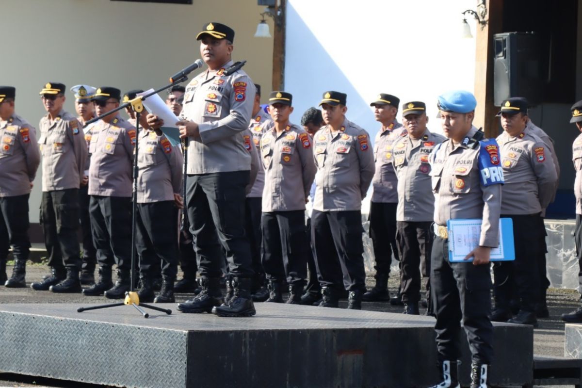 Kapolres Tanah Laut Ajak Personel Bekerja dengan Hati Gembira dan Ikhlas