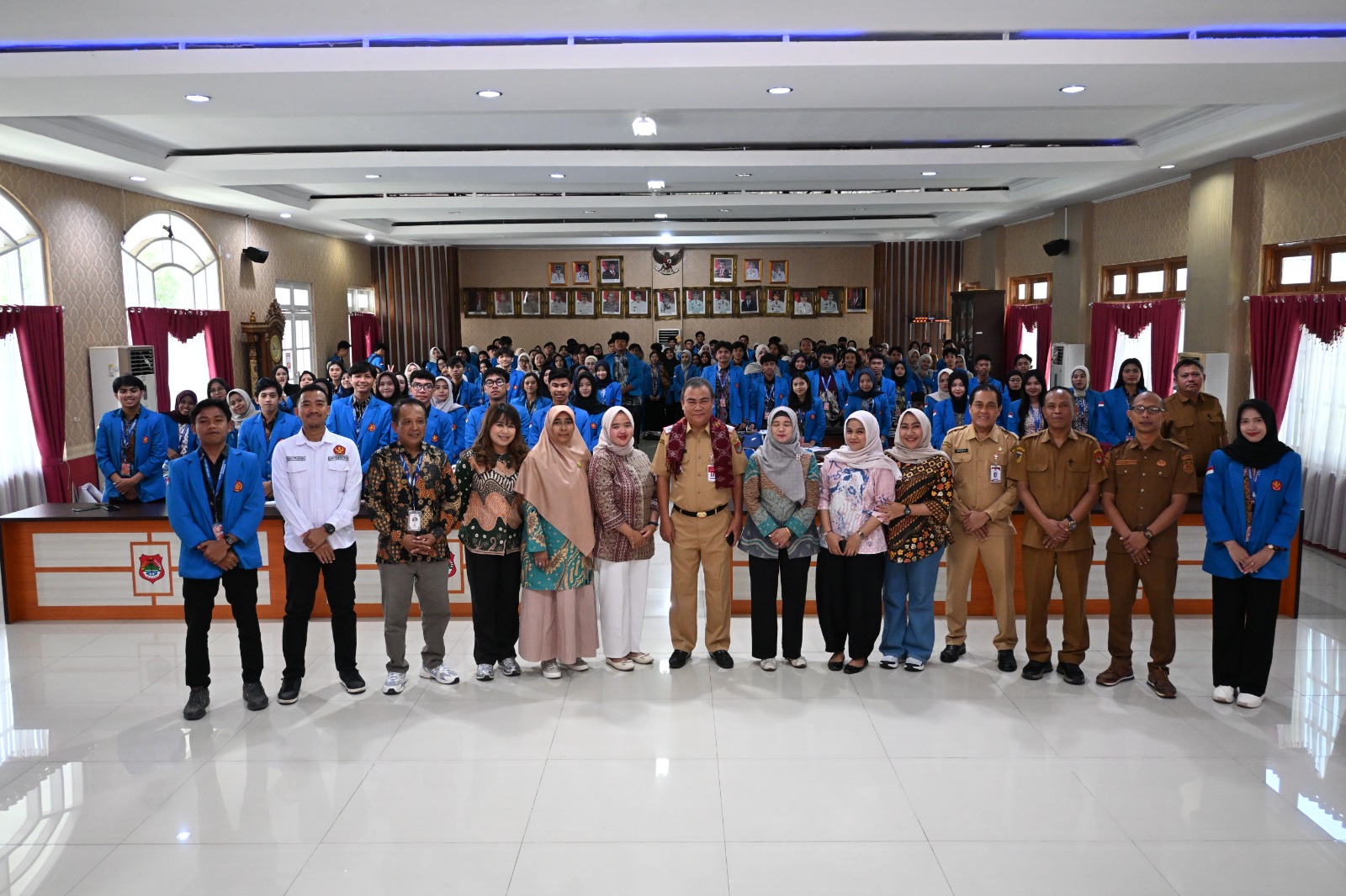 Sekda Banggai Moh. Ramli Tongko Terima Langsung 40 Mahasiswa PPL FISIP Untad, Ini Pesan Bupati
