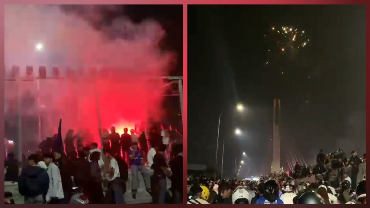 Ribuan Bobotoh Banjiri Jembatan Pasoepati Usai Persib Kalahkan Persija
