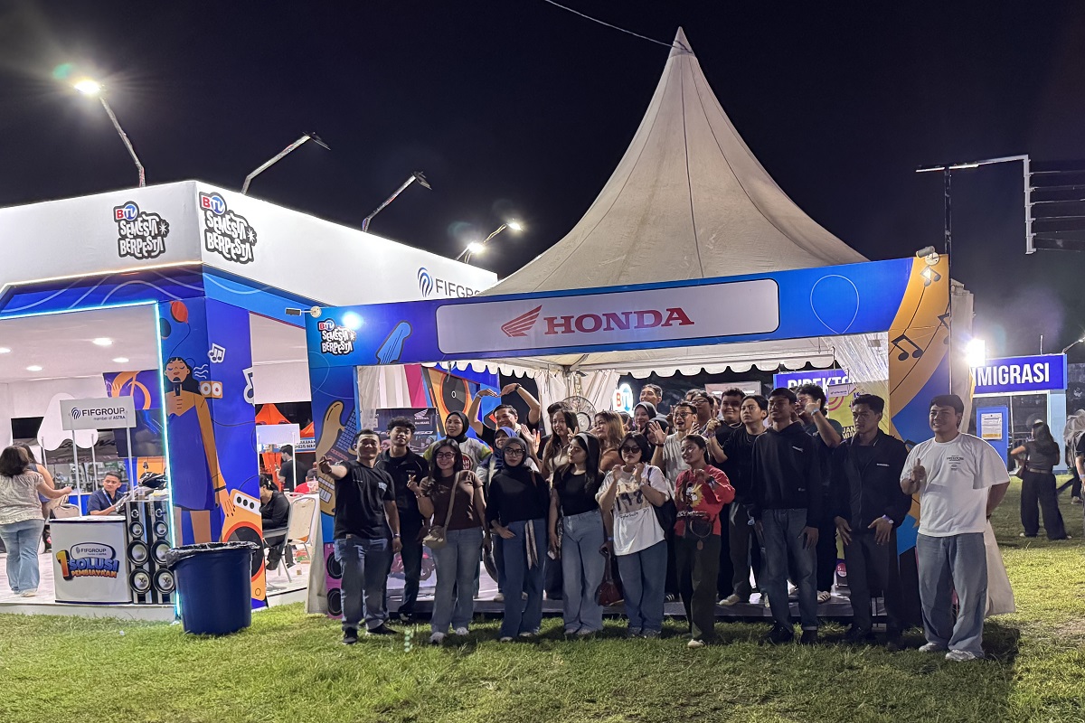 Komunitas Motor Honda di Jogja Diajak Nonton Konser Bareng di Semesta Berpesta, Dapat Edukasi Safety Riding