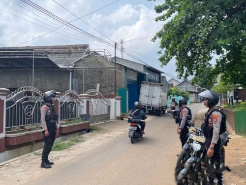 Polres Lampung Utara Patroli Malam ke Titik Rawan Curanmor di Kotabumi, 4 Personel Samapta Diterjunkan