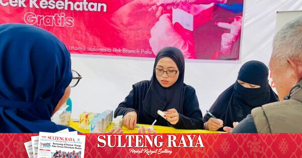 Alfamidi Palu Buka Gerai Baru di Banggai, 241 Warga Ikut Cek Kesehatan Gratis dan Dapat Layanan Sampah