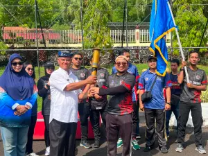 PWI Tarakan Targetkan Juara Umum Lagi di Porwada II Kaltara 2026, Kirab Obor Resmi Dilepas