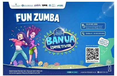 Bank Kalsel dan BI Gelar Banua Qristival 2026 di Siring 0 KM Banjarmasin, Pendaftaran Fun Zumba Cuma Rp1 via QRIS