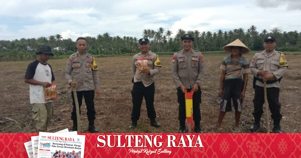 Polri Dampingi Penanaman Jagung 1,5 Hektare di Parigi Moutong, BUMDes Kotaraya Jadi Motor Ketahanan Pangan