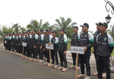 40 Atlet Muda Balangan Siap Berlaga di POPDA Kalsel 2026, Wabup Pesan Jaga Sportivitas