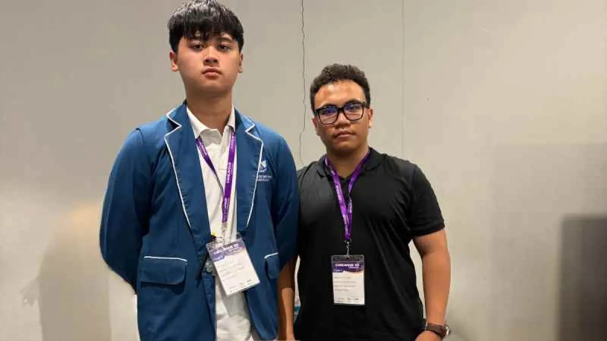 Dua Siswa SMA Katolik St. Yoseph Denpasar Juara II Kompetisi AI dan Robotika Internasional di Codeavour 7.0