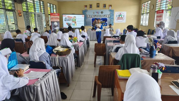 Edukasi Safety Riding di SMAN 20 Gowa: 40 Pelajar Dibekali Polres dan Asmo Sulsel soal Bahaya Faktor Manusia di Jalan