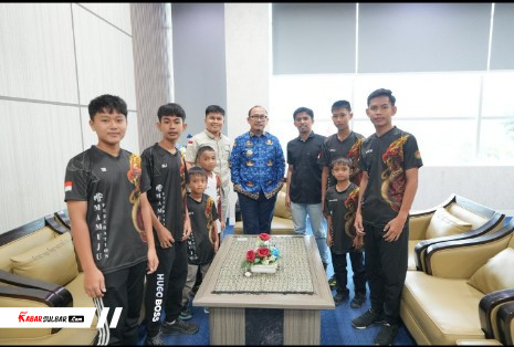 Gubernur Sulbar Suhardi Duka Terima Langsung Atlet MF Taekwondo Jelang Berlaga di Makassar, Target Juara