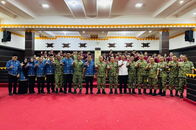 Wali Kota Metro Sambut 32 Mahasiswa Unhan RI, Bahas Sinergi Pertahanan dan Pembangunan Daerah