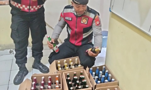 Polres Bantul Gerebek Tiga Lokasi Penjualan Miras Ilegal, 256 Botol Disita dari Tangan Mahasiswa hingga Wiraswasta