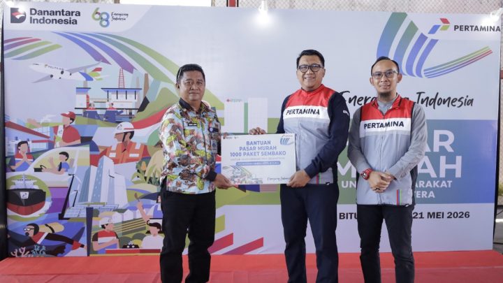 Bantu Warga Terdampak Ekonomi, Pertamina Patra Niaga Salurkan 1.000 Paket Sembako Murah di Bitung